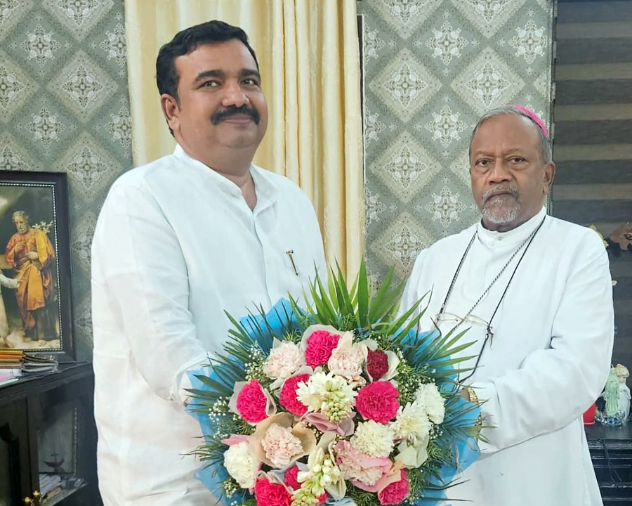 Met His Grace Peter Machado Archbishop of Bangalore.