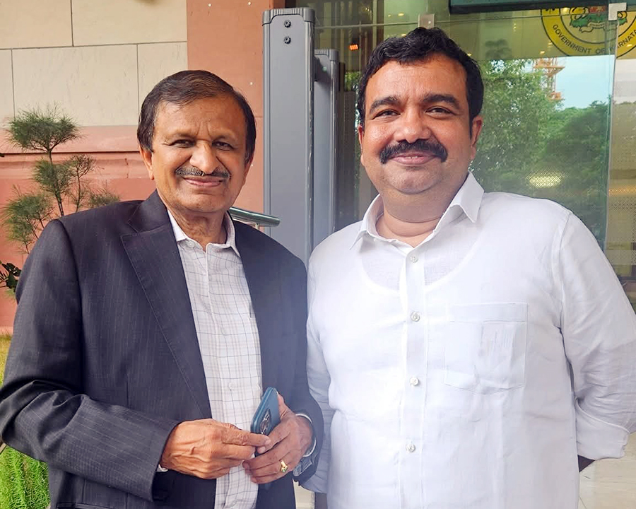 With Shri c n manjunathji, Honourable member of parliament, Bangalore rural Lok sabha constituency.
