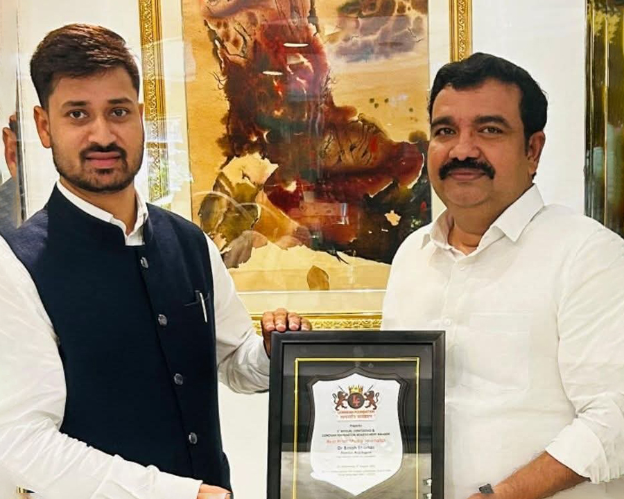 Honoured to receive Best print media journalist award from linodean foundation, New Delhi.