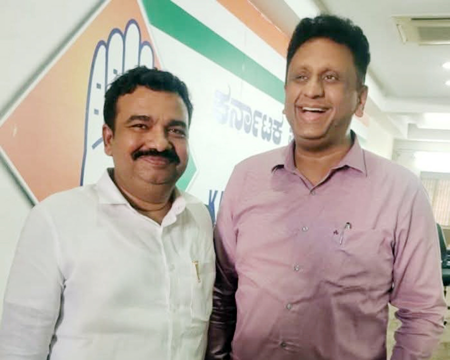 With Honourable Higher education minister Shri M C Sudhakarji.