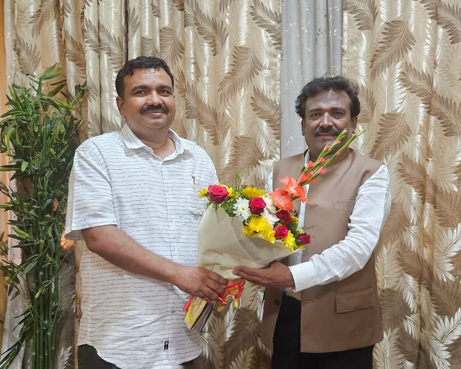 With G C Chandra shekhar sir (member of parliament)