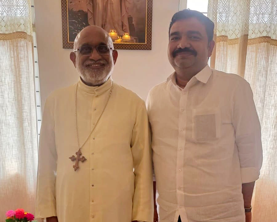 Met His Grace Mar Raphael thattil, major Achbishop of the catholic Church